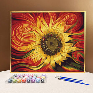 Celebrate the Beauty of Spring with VIVA™ DIY Painting By Numbers - Sunflorize (16"x20" / 40x50cm), an Enjoyable and Relaxing Art Experience - VIVA Paint-by-Numbers