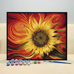 Celebrate the Beauty of Spring with VIVA™ DIY Painting By Numbers - Sunflorize (16"x20" / 40x50cm), an Enjoyable and Relaxing Art Experience - VIVA Paint-by-Numbers