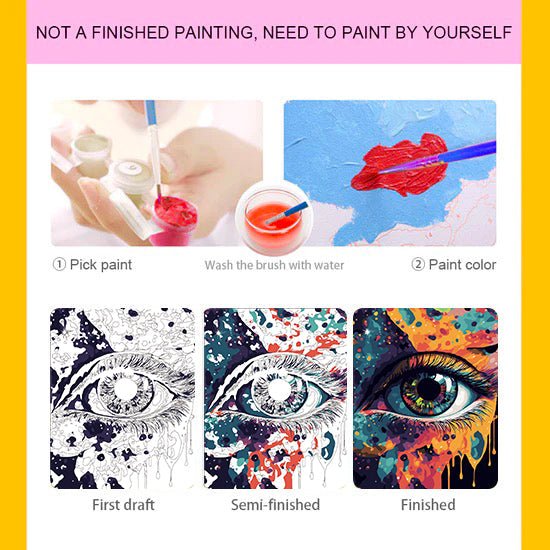 Empower Your Soul and Soothe Your Spirit with VIVA™ DIY Painting By Numbers - Fairy Ritual (16x20" / 40x50cm), A Mystical and Enriching Art Experience That Brings Inner Peace and Calmness - VIVA Paint-by-Numbers