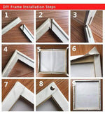 Pine Wood Frame for Paint by Numbers - VIVA Paint-by-Numbers