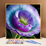 Unwind and Recharge with VIVA™ DIY Painting By Numbers (EXCLUSIVE) - Dewy Lisianthus (16"x16"/40x40cm) - VIVA Paint-by-Numbers