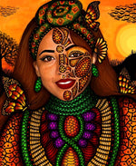 VIVA™ DIY Painting By Numbers - African Woman(16"x20" / 40x50cm) - VIVA Paint-by-Numbers