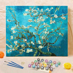 VIVA™ DIY Painting By Numbers - Almond blossom (16"x20" / 40x50cm) - VIVA Paint-by-Numbers