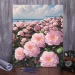 VIVA™ DIY Painting By Numbers - Camellia by the Sea-A (16"x20" / 40x50cm) - VIVA Paint-by-Numbers