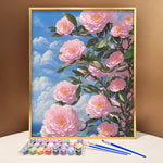 VIVA™ DIY Painting By Numbers - Camellia by the Sea-B (16"x20" / 40x50cm) - VIVA Paint-by-Numbers