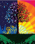 VIVA™ DIY Painting By Numbers - Colorful Tree (16"x20" / 40x50cm) - VIVA Paint-by-Numbers