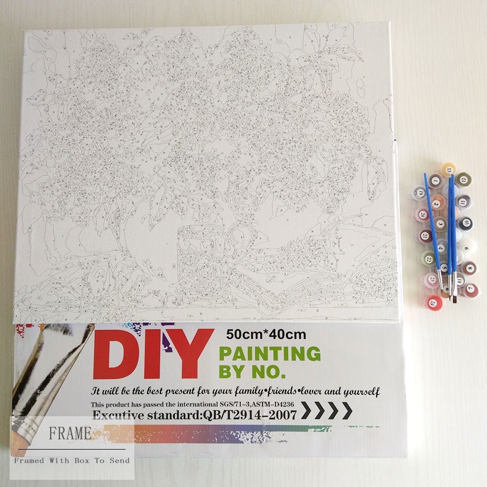 VIVA™ DIY Painting By Numbers - Cottage(16"x20" / 40x50cm) - VIVA Paint-by-Numbers