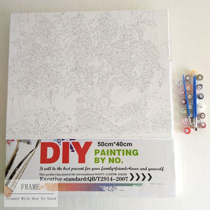 VIVA™ DIY Painting By Numbers - Cottage(16"x20" / 40x50cm) - VIVA Paint-by-Numbers
