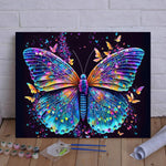 VIVA™ DIY Painting By Numbers - Crystal Butterfly (16"x20"/40x50cm) - VIVA Paint-by-Numbers