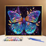 VIVA™ DIY Painting By Numbers - Crystal Butterfly (16"x20"/40x50cm) - VIVA Paint-by-Numbers
