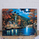 VIVA™ DIY Painting By Numbers - Fantasy Rural Landscape (16"x20" / 40x50cm) - VIVA Paint-by-Numbers