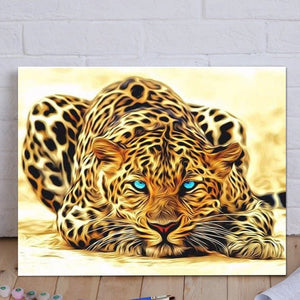 VIVA™ DIY Painting By Numbers - Leopard (16"x20" / 40x50cm) - VIVA Paint-by-Numbers