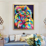 VIVA™ DIY Painting By Numbers - Lion (16"x20" / 40x50cm) - VIVA Paint-by-Numbers