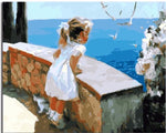 VIVA™ DIY Painting By Numbers - Little Girl (16"x20" / 40x50cm) - VIVA Paint-by-Numbers