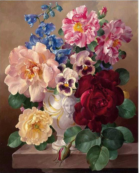 DIY Paint By Numbers - Flower Art Vie Dunn Harr Reproduction