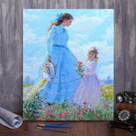 VIVA™ DIY Painting By Numbers - Mother and daughter (16"x20" / 40x50cm) - VIVA Paint-by-Numbers