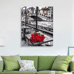 VIVA™ DIY Painting By Numbers - Red Roses (16"x20" / 40x50cm) - VIVA Paint-by-Numbers