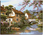 VIVA™ DIY Painting By Numbers - Riverside (16"x20" / 40x50cm) - VIVA Paint-by-Numbers