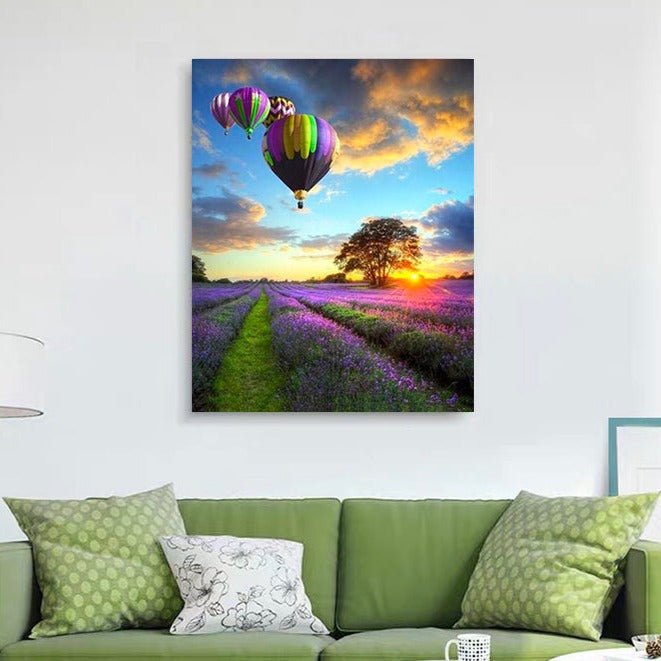 VIVA™ DIY Painting By Numbers - Romantic Balloon (16"x20" / 40x50cm) - VIVA Paint-by-Numbers