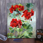 VIVA™ DIY Painting By Numbers -Rose Geranium (16"x20" / 40x50cm) - VIVA Paint-by-Numbers