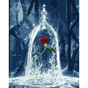 VIVA™ DIY Painting By Numbers - Rose In Bottle (16"x20" / 40x50cm) - VIVA Paint-by-Numbers