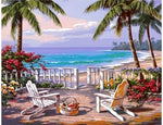 VIVA™ DIY Painting By Numbers -Seascape (16"x20" / 40x50cm) - VIVA Paint-by-Numbers