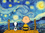 VIVA™ DIY Painting By Numbers - Snoopy and Charlie Brown(16"x20" / 40x50cm) - VIVA Paint-by-Numbers