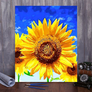 VIVA™ DIY Painting By Numbers - Flowers (16x20 / 40x50cm) – VIVA