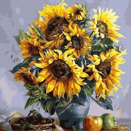 VIVA™ DIY Painting By Numbers - SunFlowers (16"x20" / 40x50cm) - VIVA Paint-by-Numbers