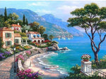 VIVA™ DIY Painting By Numbers - The Mediterranean Sea (16"x20" / 40x50cm) - VIVA Paint-by-Numbers