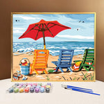VIVA™ DIY Painting By Numbers - Vacation (16"x20" / 40x50cm) - VIVA Paint-by-Numbers