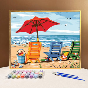 VIVA™ DIY Painting By Numbers - Vacation (16x20 / 40x50cm) – VIVA Paint-by- Numbers