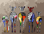 VIVA™ DIY Painting By Numbers - Zebra(16"x20" / 40x50cm) - VIVA Paint-by-Numbers