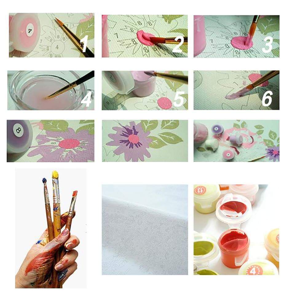VIVA™ Garden of Life Collection (EXCLUSIVE) - Pure Petals (16x20" / 40x50cm) - VIVA Paint-by-Numbers