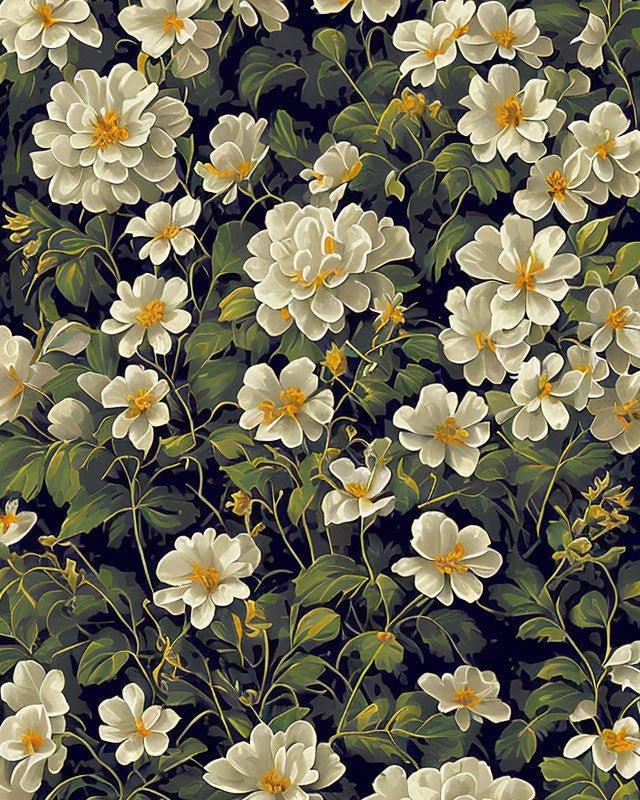 VIVA™ Garden of Life Collection (EXCLUSIVE) - Pure Petals (16x20" / 40x50cm) - VIVA Paint-by-Numbers