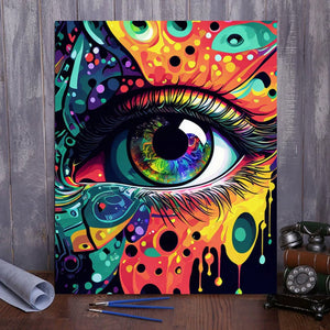 VIVA™ Mystical Eyes Collection (EXCLUSIVE) - Futuristic Fascination (16"x20") - VIVA Paint-by-Numbers