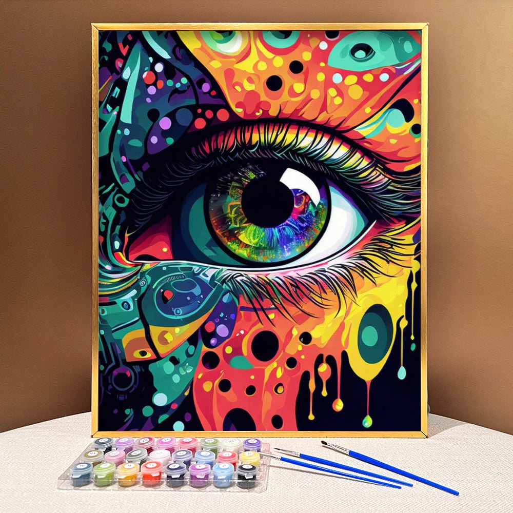 VIVA™ Mystical Eyes Collection (EXCLUSIVE) - Futuristic Fascination (16"x20") - VIVA Paint-by-Numbers