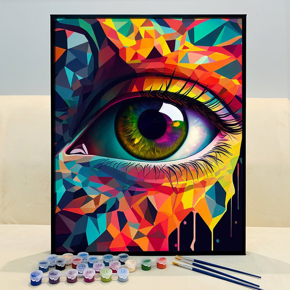 VIVA™ Mystical Eyes Collection (EXCLUSIVE) - Pop Art Gaze (16"x20") - VIVA Paint-by-Numbers