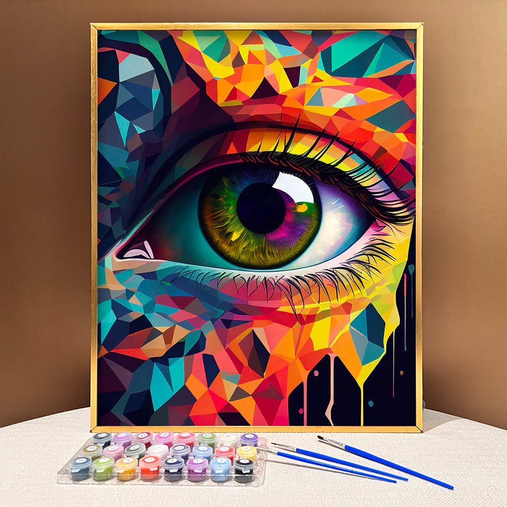 VIVA™ Mystical Eyes Collection (EXCLUSIVE) - Pop Art Gaze (16"x20") - VIVA Paint-by-Numbers