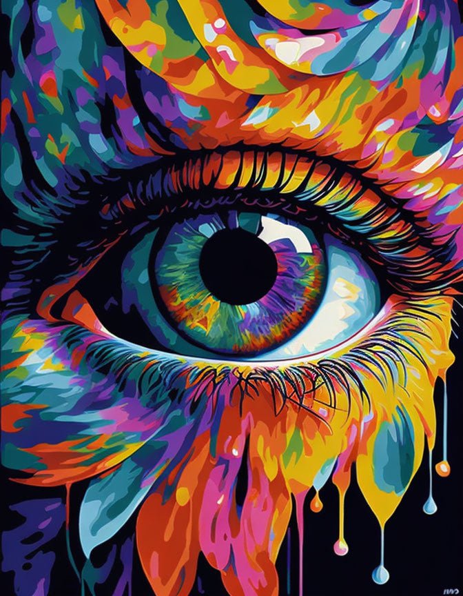 VIVA™ Mystical Eyes Collection (EXCLUSIVE) - Progression (16"x20") - VIVA Paint-by-Numbers