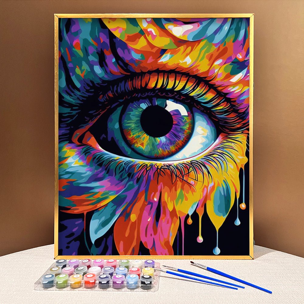VIVA™ Mystical Eyes Collection (EXCLUSIVE) - Progression (16"x20") - VIVA Paint-by-Numbers
