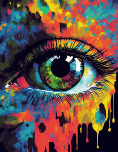 VIVA™ Mystical Eyes Collection (EXCLUSIVE) - Rainbow Vision (16"x20") - VIVA Paint-by-Numbers