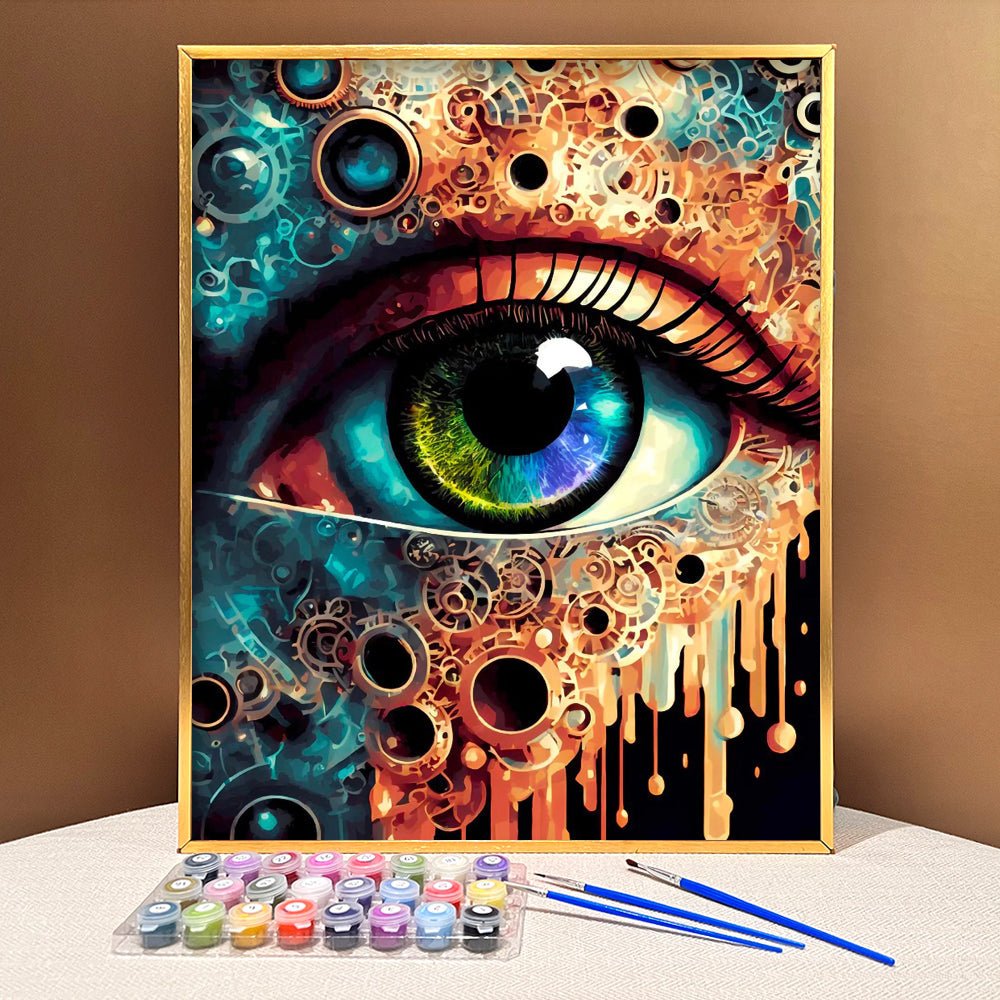 VIVA™ Mystical Eyes Collection (EXCLUSIVE) - Steampunk (16"x20") - VIVA Paint-by-Numbers