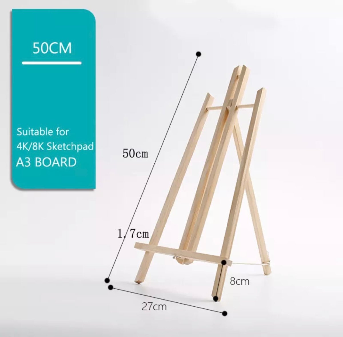 Artist Wood Easel for Paint by Numbers